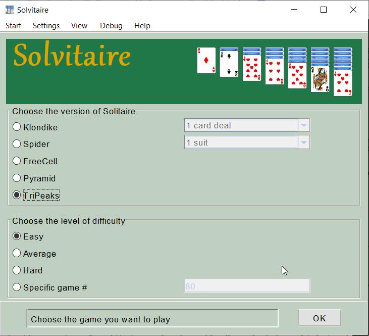 Solvitaire - The solitaire solver